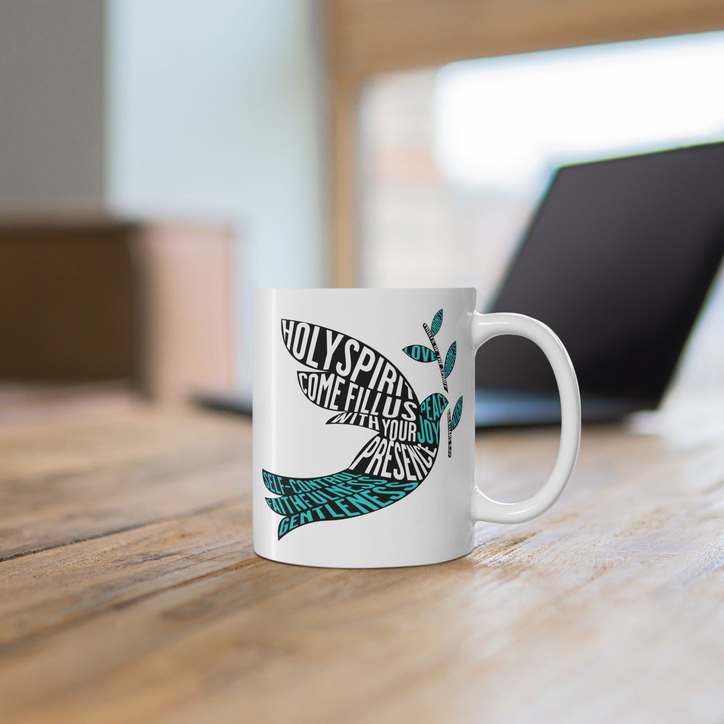 Holy Spirit Christian Coffee Mug – Fruit of the Spirit | Faith-Based Gift Mug 11oz