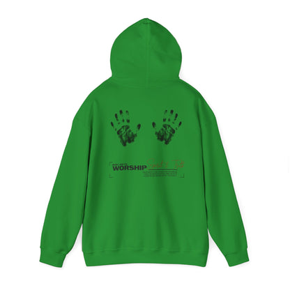 Here I Am to Worship Women’s Christian Hoodie – Spirit & Truth Faith-Based Sweatshirt