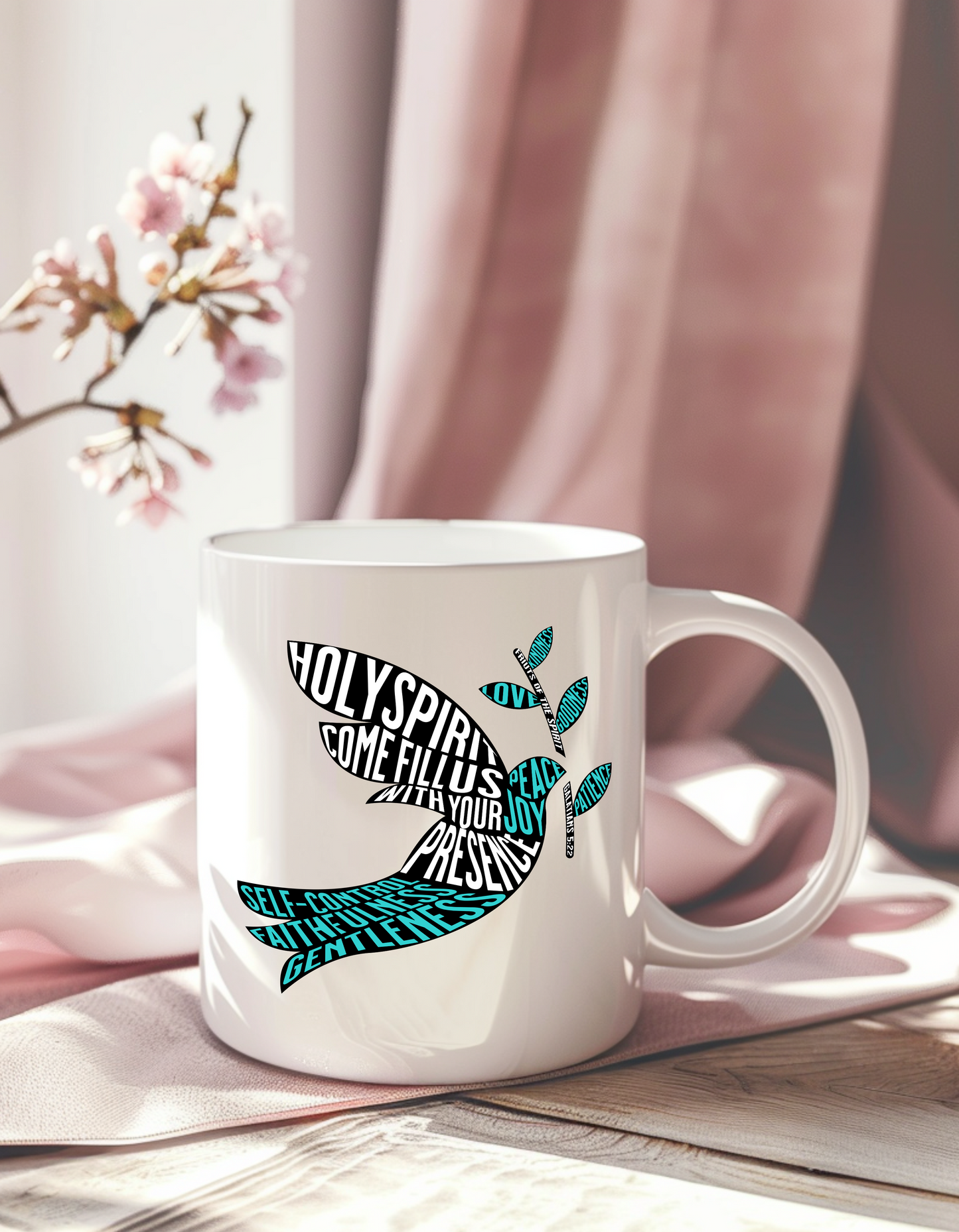 Holy Spirit Christian Coffee Mug – Fruit of the Spirit | Faith-Based Gift Mug 11oz