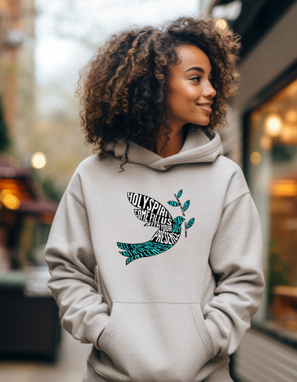 Holy Spirit Dove Christian Women’s Hoodie – Inspirational Faith-Based Sweatshirt