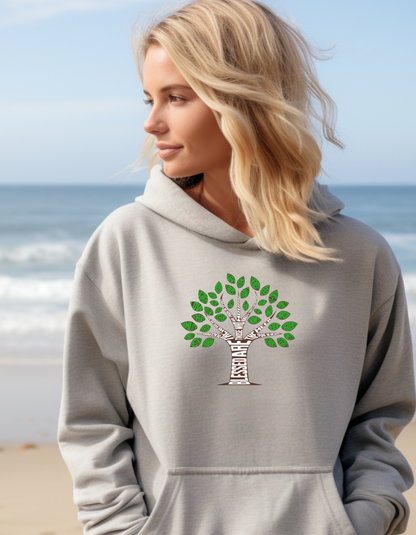Blessed Life Tree Women’s Hoodie – Cozy Christian Faith Pullover