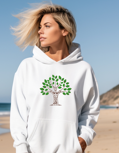 Blessed Life Tree Women’s Hoodie – Cozy Christian Faith Pullover