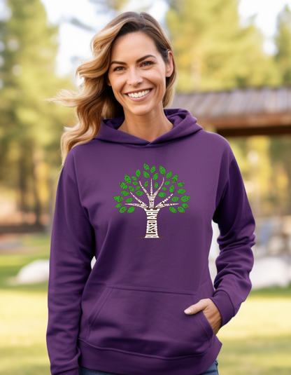 Blessed Life Tree Women’s Hoodie – Cozy Christian Faith Pullover