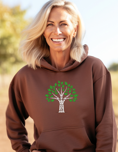 Blessed Life Tree Women’s Hoodie – Cozy Christian Faith Pullover