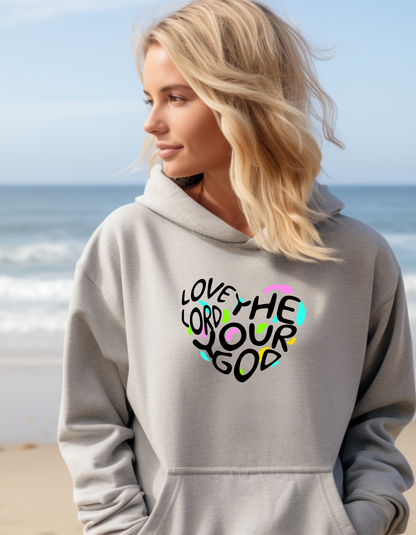 Faith & Love Women’s Hoodie – Inspirational Christian Sweatshirt