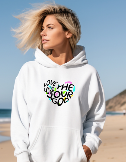 Faith & Love Women’s Hoodie – Inspirational Christian Sweatshirt