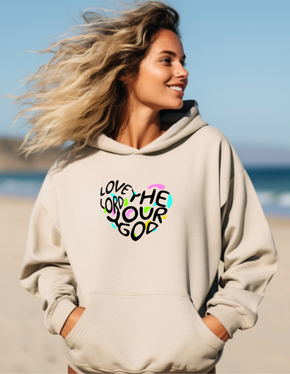 Faith & Love Women’s Hoodie – Inspirational Christian Sweatshirt
