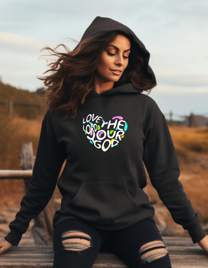 Faith & Love Women’s Hoodie – Inspirational Christian Sweatshirt