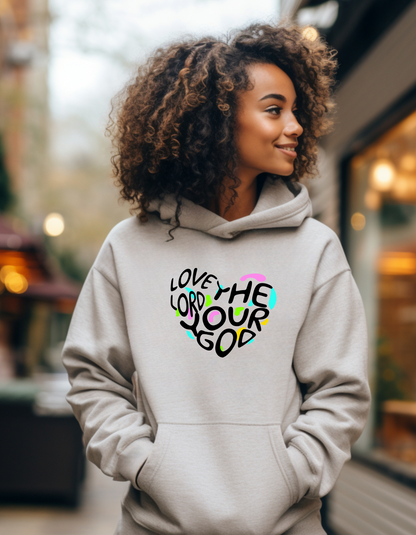 Faith & Love Women’s Hoodie – Inspirational Christian Sweatshirt