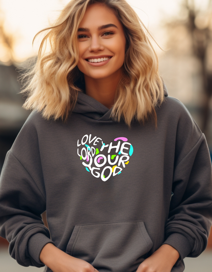 Faith & Love Women’s Hoodie – Inspirational Christian Sweatshirt