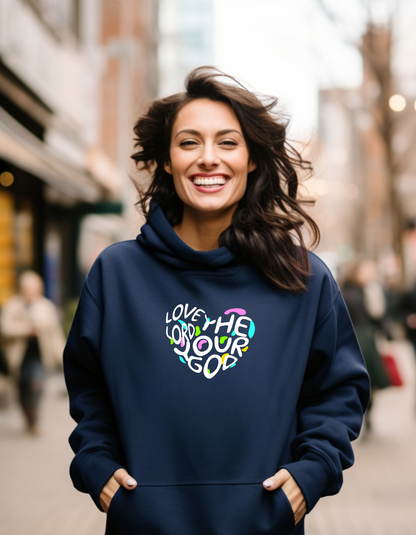Faith & Love Women’s Hoodie – Inspirational Christian Sweatshirt