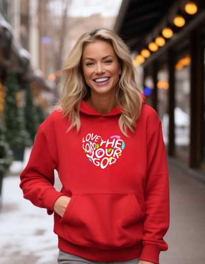 Faith & Love Women’s Hoodie – Inspirational Christian Sweatshirt