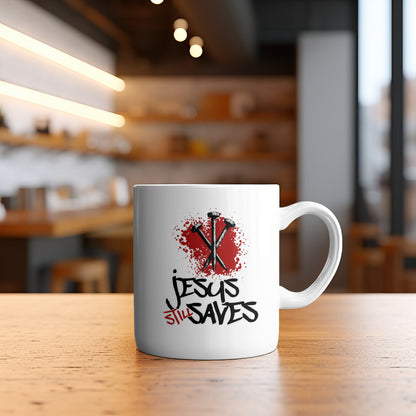 Jesus Still Saves Coffee Mug – Christian Faith-Based Mug 11oz
