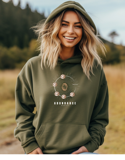 Abundance Christian Hoodie for Women | Faith-Based Apparel