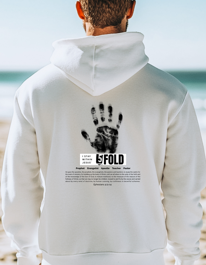 5-Fold Ministry Christian Hoodie – Faith-Based Men's Sweatshirt with Ephesians 4:11