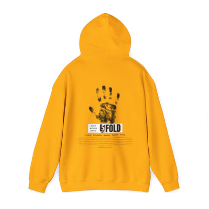 5-Fold Ministry Christian Hoodie – Faith-Based Men's Sweatshirt with Ephesians 4:11