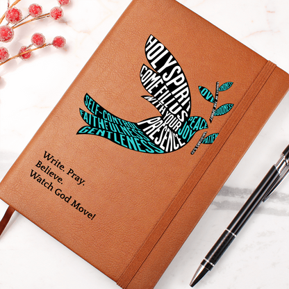 Leather Prayer Journal for Faith & Reflection - FREE Shipping