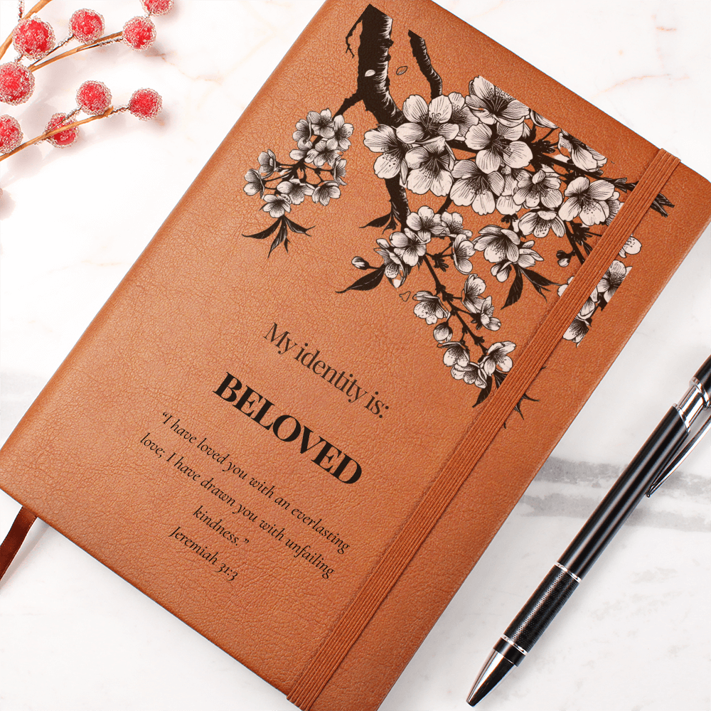 Beloved Christian Journal – Jeremiah 31:3 Scripture Notebook – Faith Journal - FREE Shipping