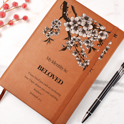 Beloved Christian Journal – Jeremiah 31:3 Scripture Notebook – Faith Journal - FREE Shipping
