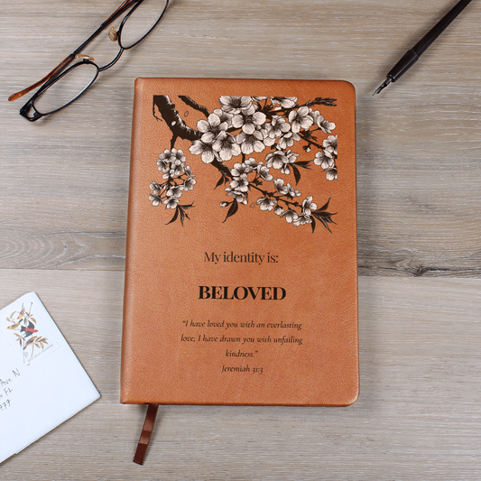 Beloved Christian Journal – Jeremiah 31:3 Scripture Notebook – Faith Journal - FREE Shipping