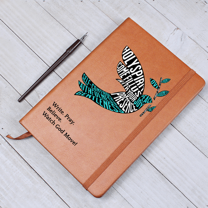 Leather Prayer Journal for Faith & Reflection - FREE Shipping