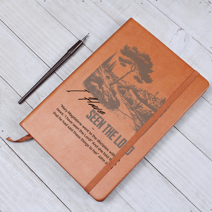 "I've Seen the Lord" – Premium Leather Journal for Faith & Reflection - FREE Shipping