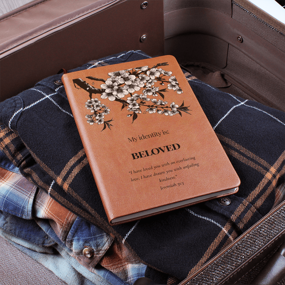 Beloved Christian Journal – Jeremiah 31:3 Scripture Notebook – Faith Journal - FREE Shipping