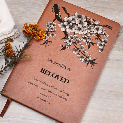 Beloved Christian Journal – Jeremiah 31:3 Scripture Notebook – Faith Journal - FREE Shipping