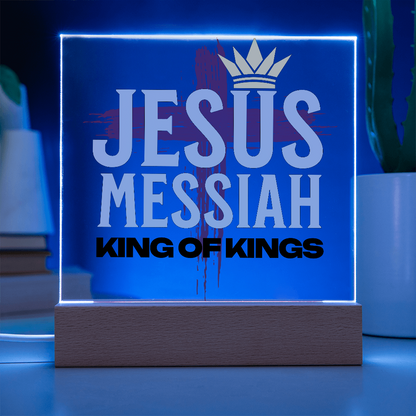 Jesus Messiah Acrylic Plaque – Christian Home Décor - King of Kings - FREE Shipping
