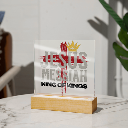 Jesus Messiah Acrylic Plaque – Christian Home Décor - King of Kings - FREE Shipping