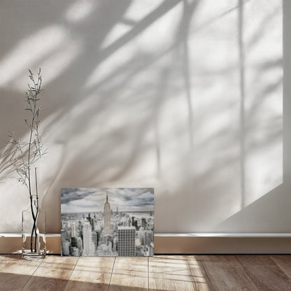 Original NYC Skyline Canvas Wall Art – Empire State Building Photography Print - FREE Shipping