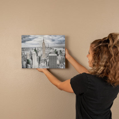 Original NYC Skyline Canvas Wall Art – Empire State Building Photography Print - FREE Shipping